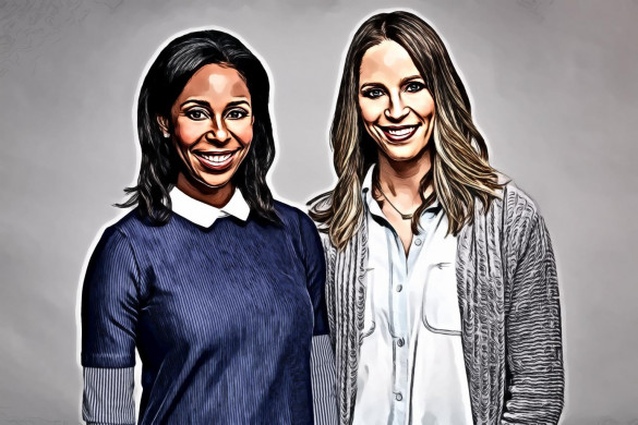 Women Posing for Photo while Smiling