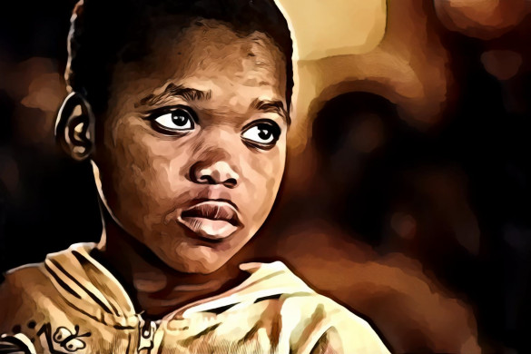 Portrait Of Black Boy