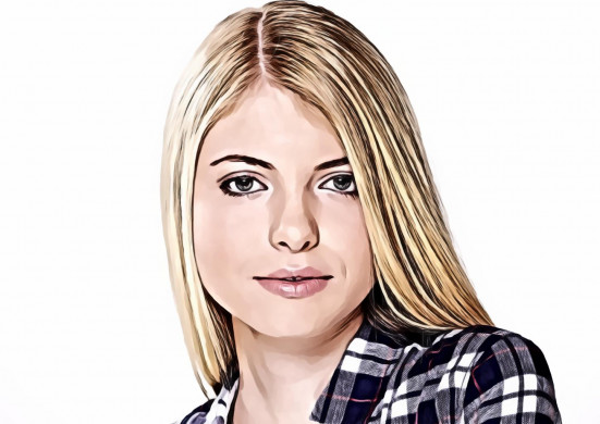 Woman in Blue and White Sport Shirt