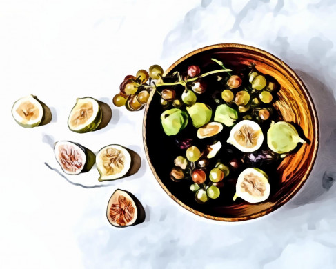 Assorted Fruits in Bowl