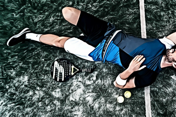 Man Lying Beside on Green Tennis Balls