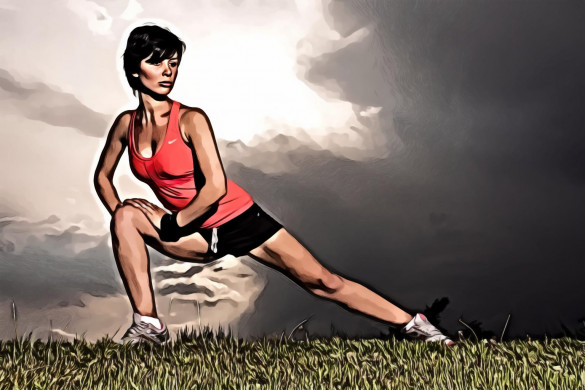 Woman Exercising Outdoor