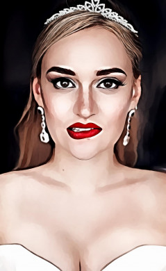 Makeup Portrait Of Woman Red Lipstick