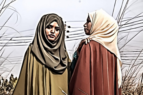 Women's Brown Hijab