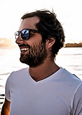 Man Wearing Sunglasses