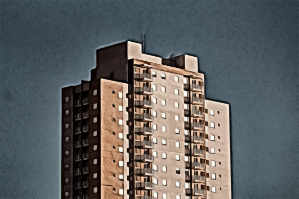 Brown and beige high rise building
