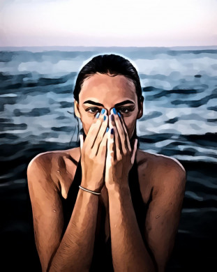 Photo of woman wearing swimsuit